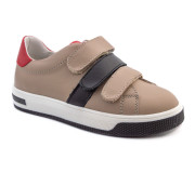 Кроссовки Ш-507а бежевая кожа, черная кожа 30-39