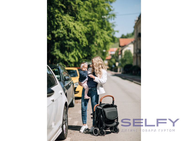 Коляска для дитини прогулянкова FreeON Nano, black, Фото 5