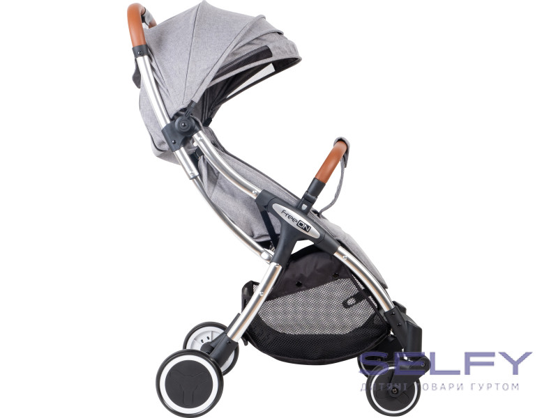 Коляска для ребенка прогулочная FreeON NANO Grey, Фото 8