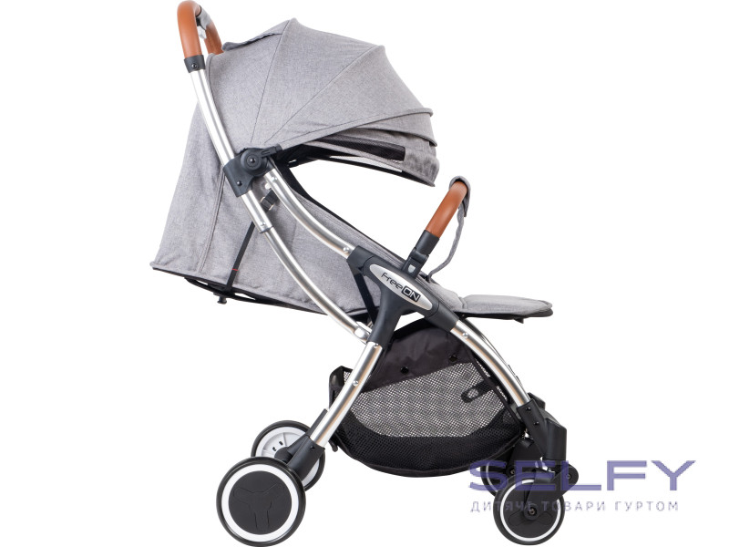 Коляска для ребенка прогулочная FreeON NANO Grey, Фото 9