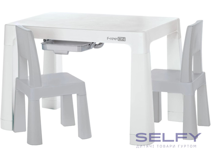 Комплект меблів дитячий FreeON NEO White-Grey, Фото 3