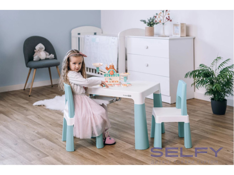 Комплект меблів дитячий FreeON NEO White-Grey, Фото 4