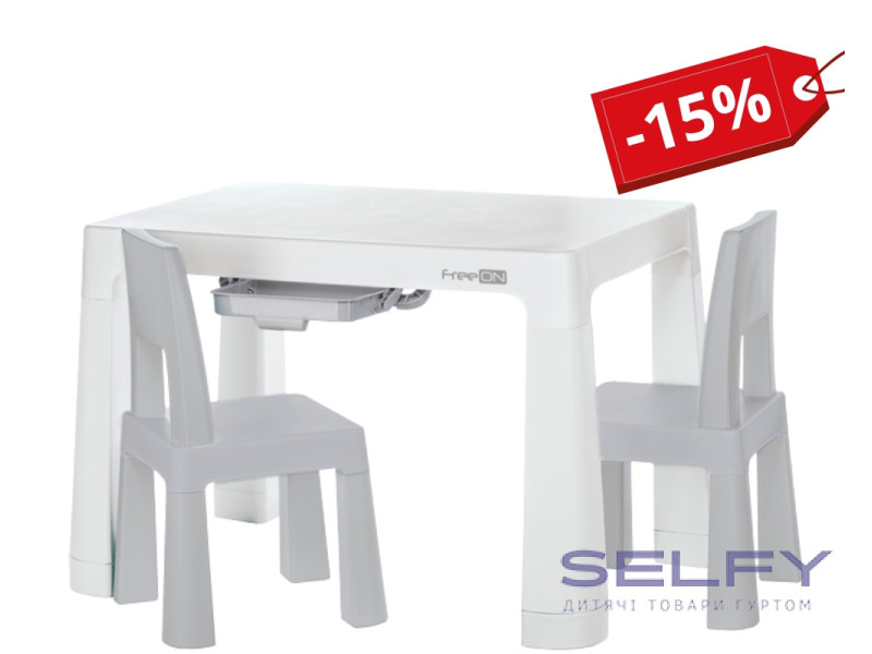 Комплект меблів дитячий FreeON Neo, white - grey, Фото 1
