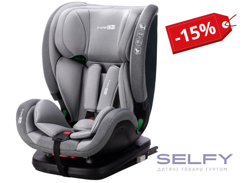 Автокрісло FreeON Trex 76 - 150 см Light Grey, Фото 1