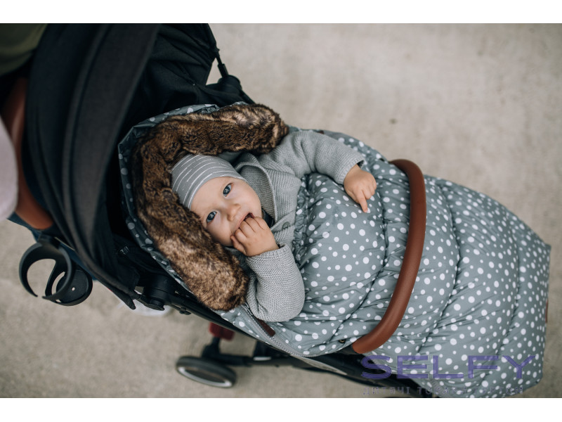 Зимовий конверт для дитини FreeOn Polar Grey, Фото 8