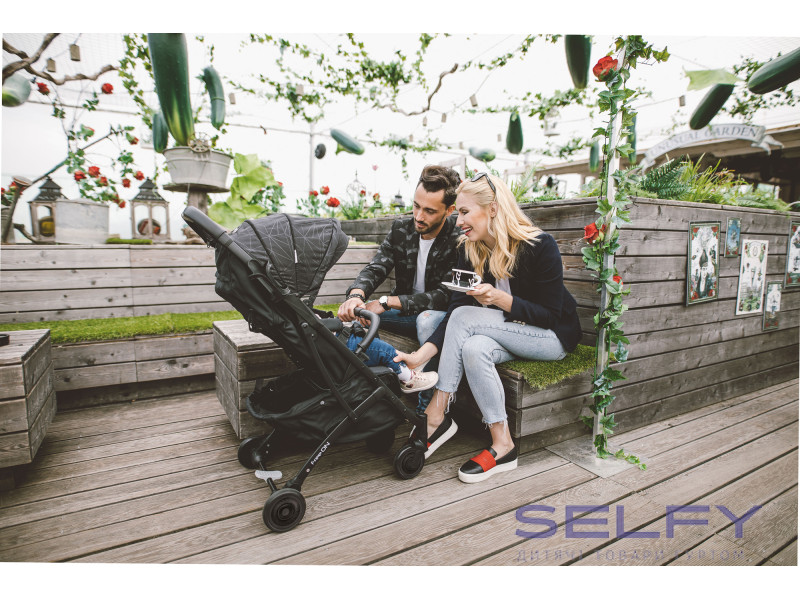 Коляска для дитини FreeON Diamond, black, Фото 7