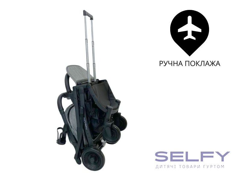 Коляска для ребенка FreeON DIAMOND Grey, Фото 4