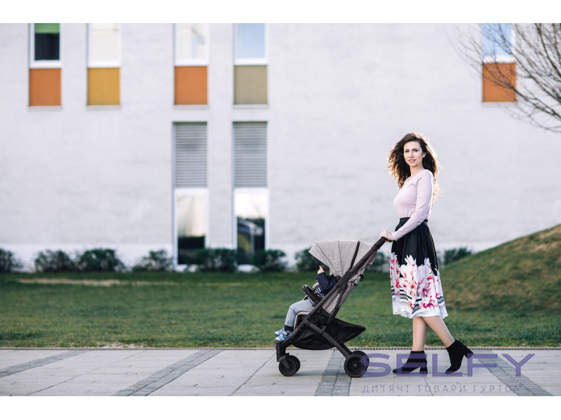 Коляска для ребенка FreeON DIAMOND Grey, Фото 5