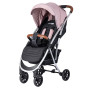 Прогулочная коляска для ребенка FreeON LUX Premium Dusty Pink-Black