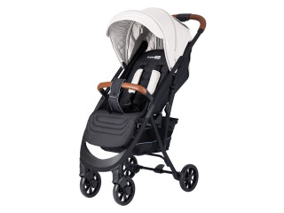 Коляска для дитини прогулянкова FreeON LUX Premium Light Grey-Black