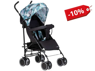 Коляска для дитини прогулянкова FreeON Simple, black - green