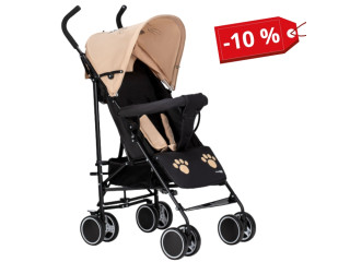 Коляска для дитини прогулянкова FreeON Simple, black - yellow
