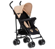 Коляска для ребенка прогулочная FreeON Simple, black - yellow
