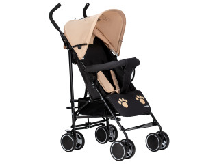 Коляска для ребенка прогулочная FreeON Simple, black - yellow