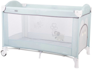 Кровать-манеж детская FreeON Balloon elephant Dusty Mint