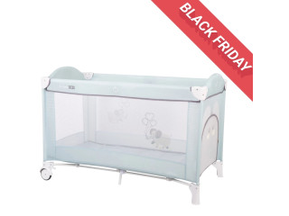 Ліжко-манеж дитяче FreeON Balloon elephant, dusty mint