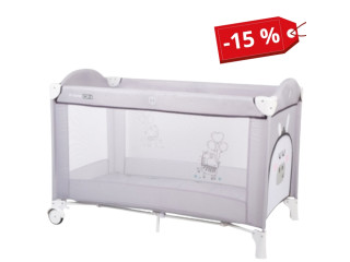 Ліжко-манеж дитяче FreeON Balloon zebra, grey