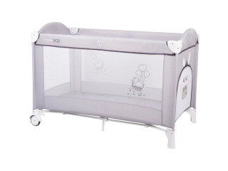 Кровать-манеж детская FreeON Balloon zebra, grey