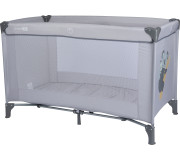 Кровать-манеж детская FreeON Travel Love, grey