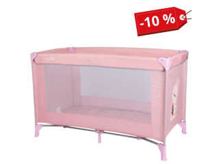 Кровать-манеж детская FreeON Travel Love Pink