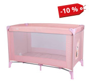 Кровать-манеж детская FreeON Travel Love Pink