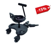 Підніжка з сидінням для коляски FreeON, black