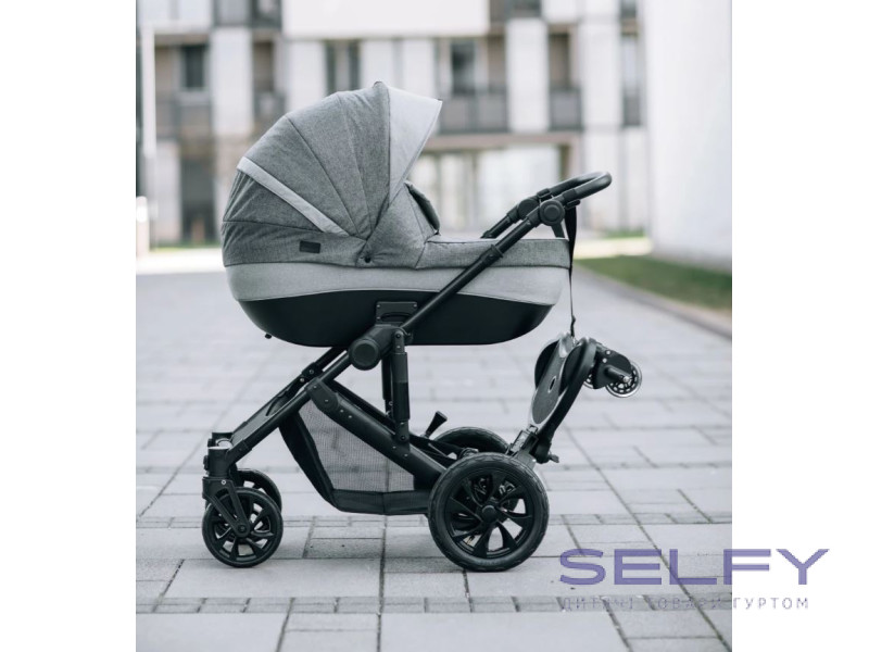 Подножка с сиденьем для коляски FreeON, black, Фото 3