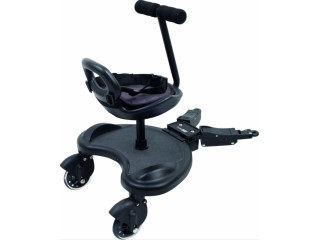 Подножка с сиденьем для коляски FreeON, black
