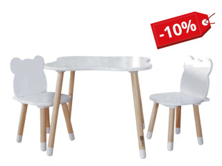 Комплект меблів дитячий FreeON Bear, white