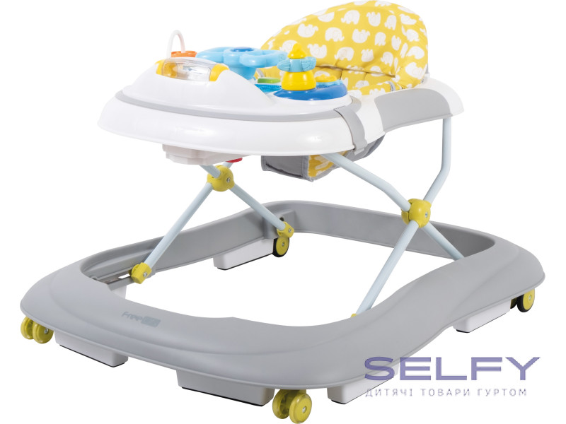 Ходунки для дитини FreeON Little driver, yellow, Фото 3 Ходунки для дитини FreeON Little driver, yellow, Фото 3