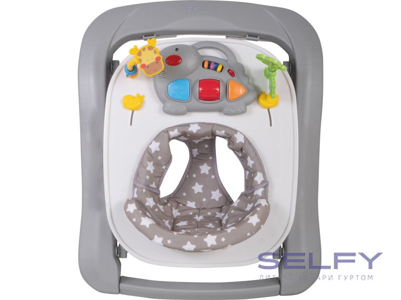 Ходунки для ребенка FreeON ZOO Grey, Фото 3