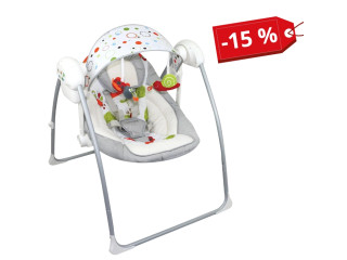 Гойдалка дитяча FreeON Relax, white - grey