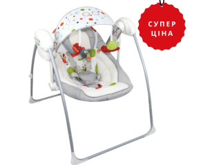 Гойдалка дитяча FreeON Relax, white - grey