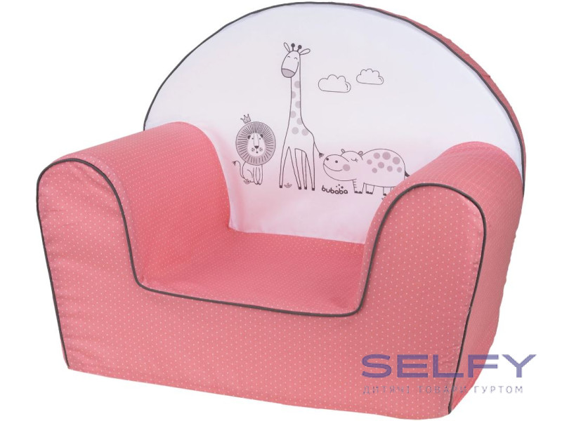 Кресло детское Bubaba by FreeON Safari, pink, Фото 1
