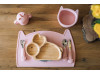 Силиконовый коврик для кормления ребенка FreeOn Kitty, pink, Фото 7