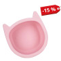 Силіконова миска дитяча  FreeOn Kitty, рожева