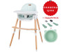 Стул для кормления ребенка FreeON TIN White-Mint, Фото 9