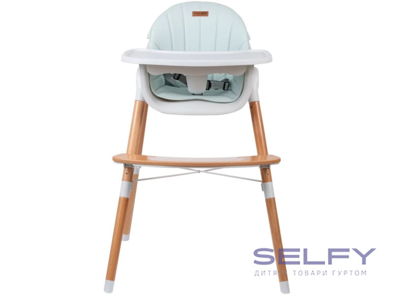Стілець для годування дитини FreeON Tin, white - mint, Фото 4