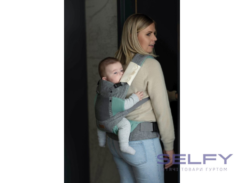 Сумка-кенгуру FreeON Easy Move 3 в 1,  mint-grey, Фото 5