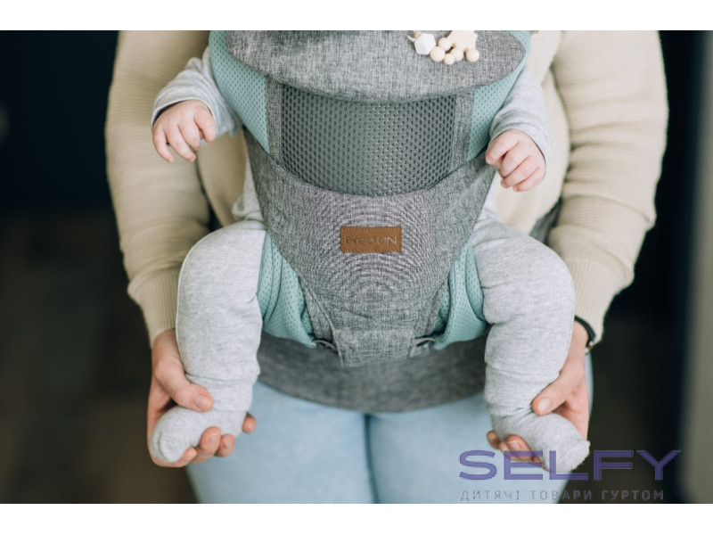 Сумка-кенгуру FreeON Easy Move 3 в 1,  mint-grey, Фото 6