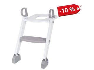 Детский горшок с лестницей FreeON White-Grey
