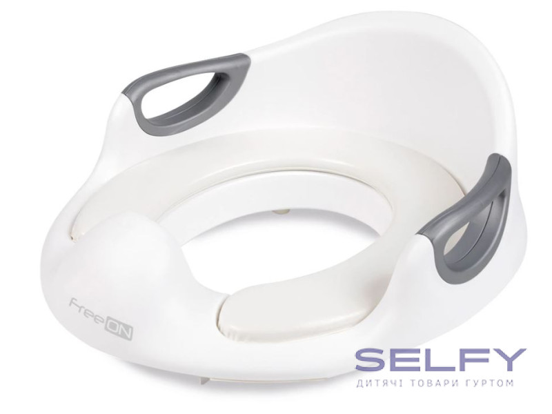 Дитяче сидіння для унітазу FreeON, white - grey, Фото 1