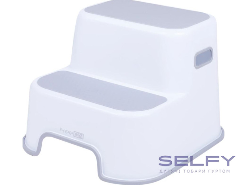 Сходинки для дитини у ванну на 2 сходинки FreeON, white - grey, Фото 1