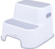 Ступени для ребенка в ванную на 2 ступени FreeON, white - grey