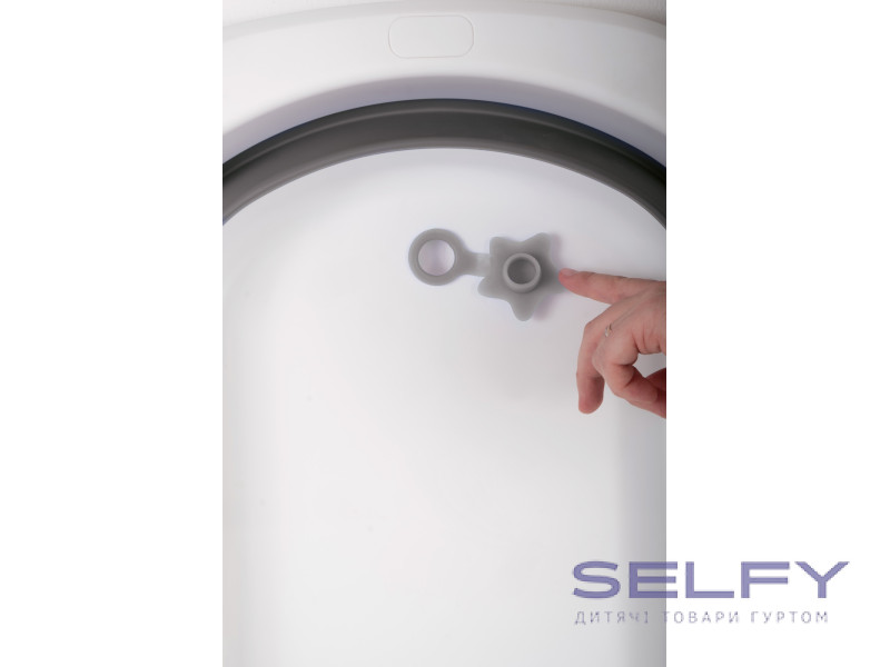 Ванна складна дитяча FreeON foldable Grey-White, Фото 5