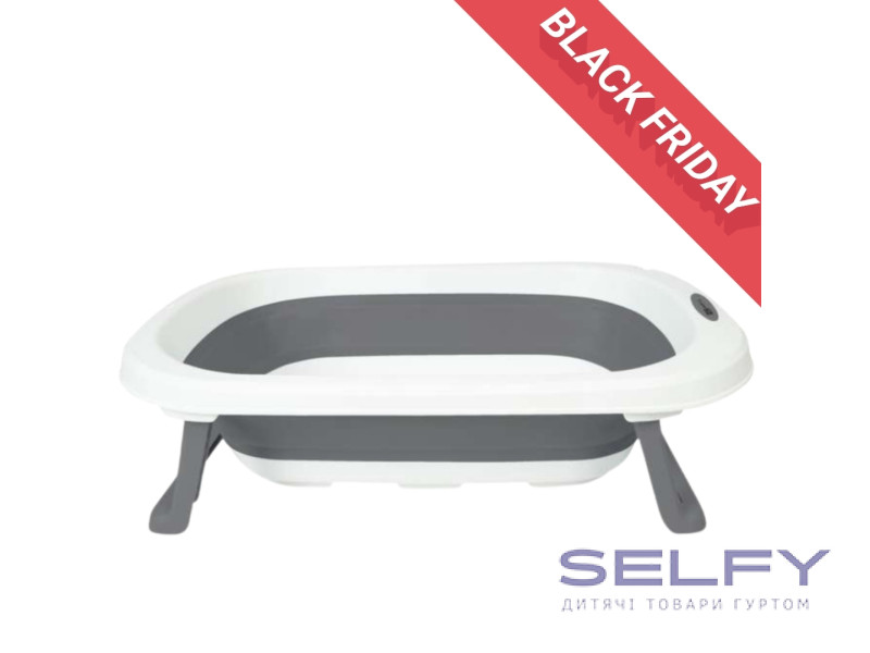 Ванна складна дитяча FreeON foldable Grey-White, Фото 1