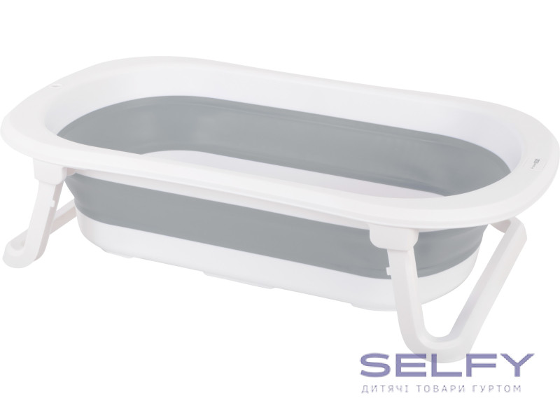 Ванна складна дитяча FreeON foldable Grey-White, Фото 4
