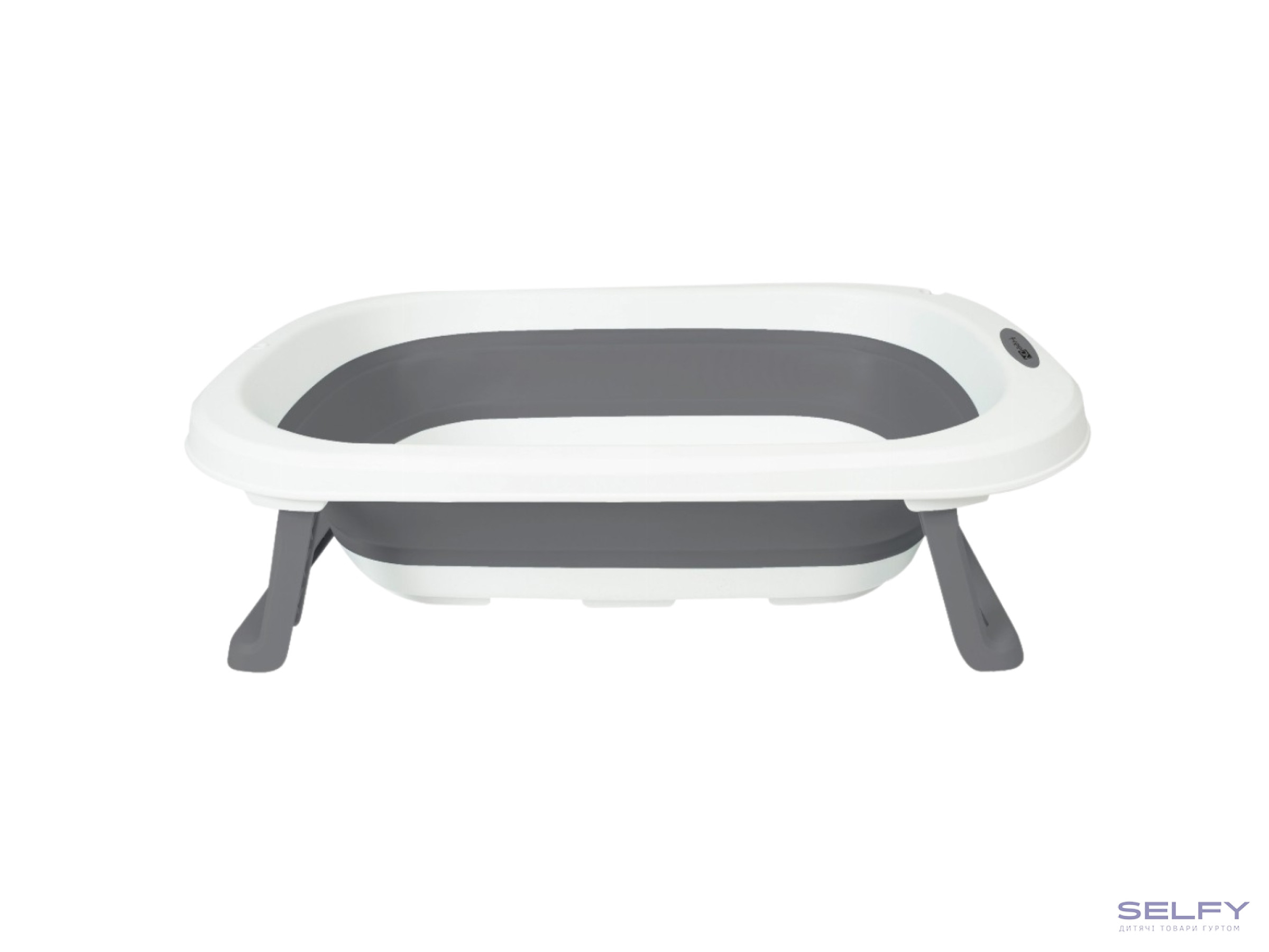 Ванна складна дитяча FreeON foldable Grey-White, Фото 1