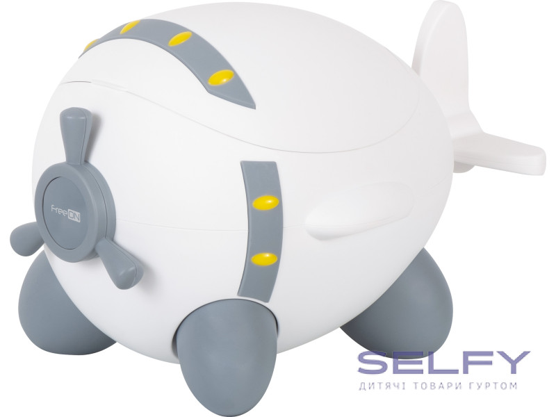 Дитячий горщик FreeON Plane, white - grey, Фото 3