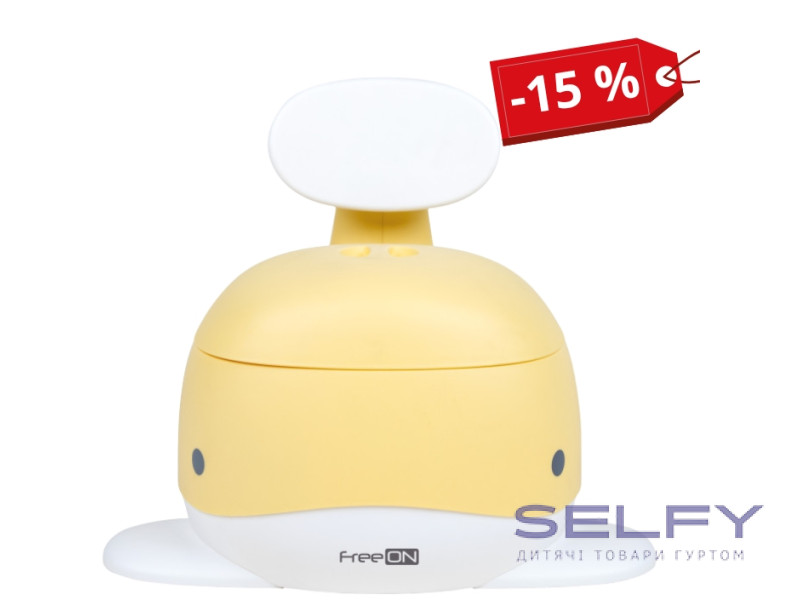 Дитячий горщик FreeON Whale, yellow, Фото 1